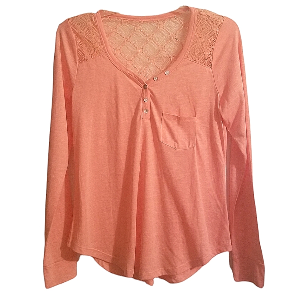 NWOT Red Camel Lightweight Peach Blouse Sz S
